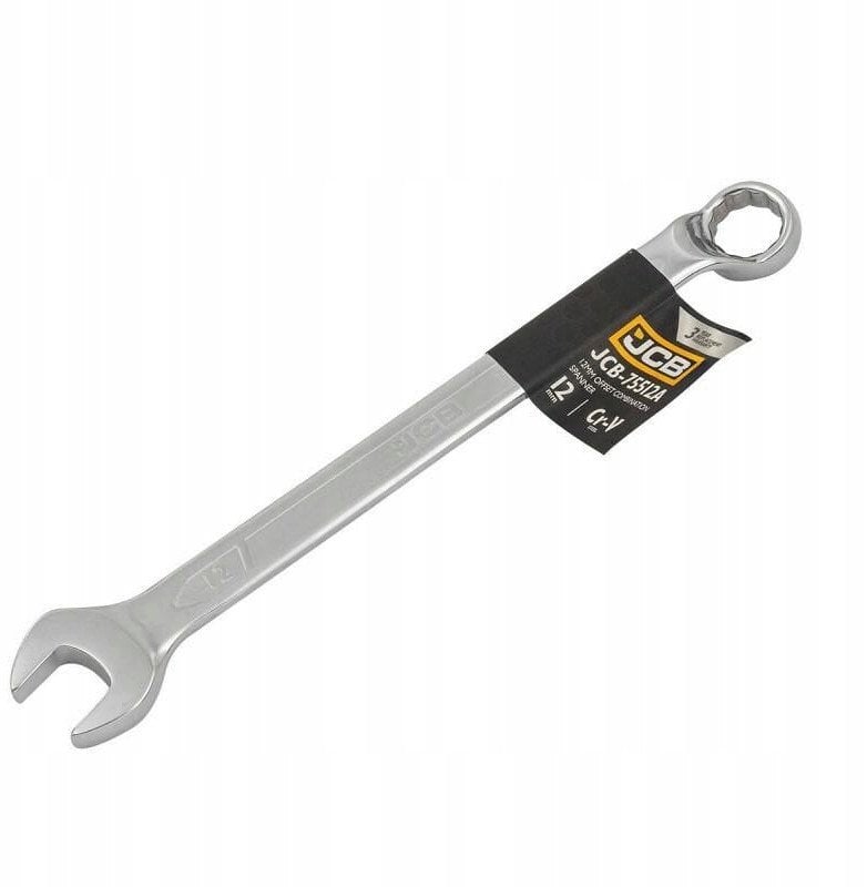JCB Klucz płasko-oczkowy 12mm odgięty 75 stopni