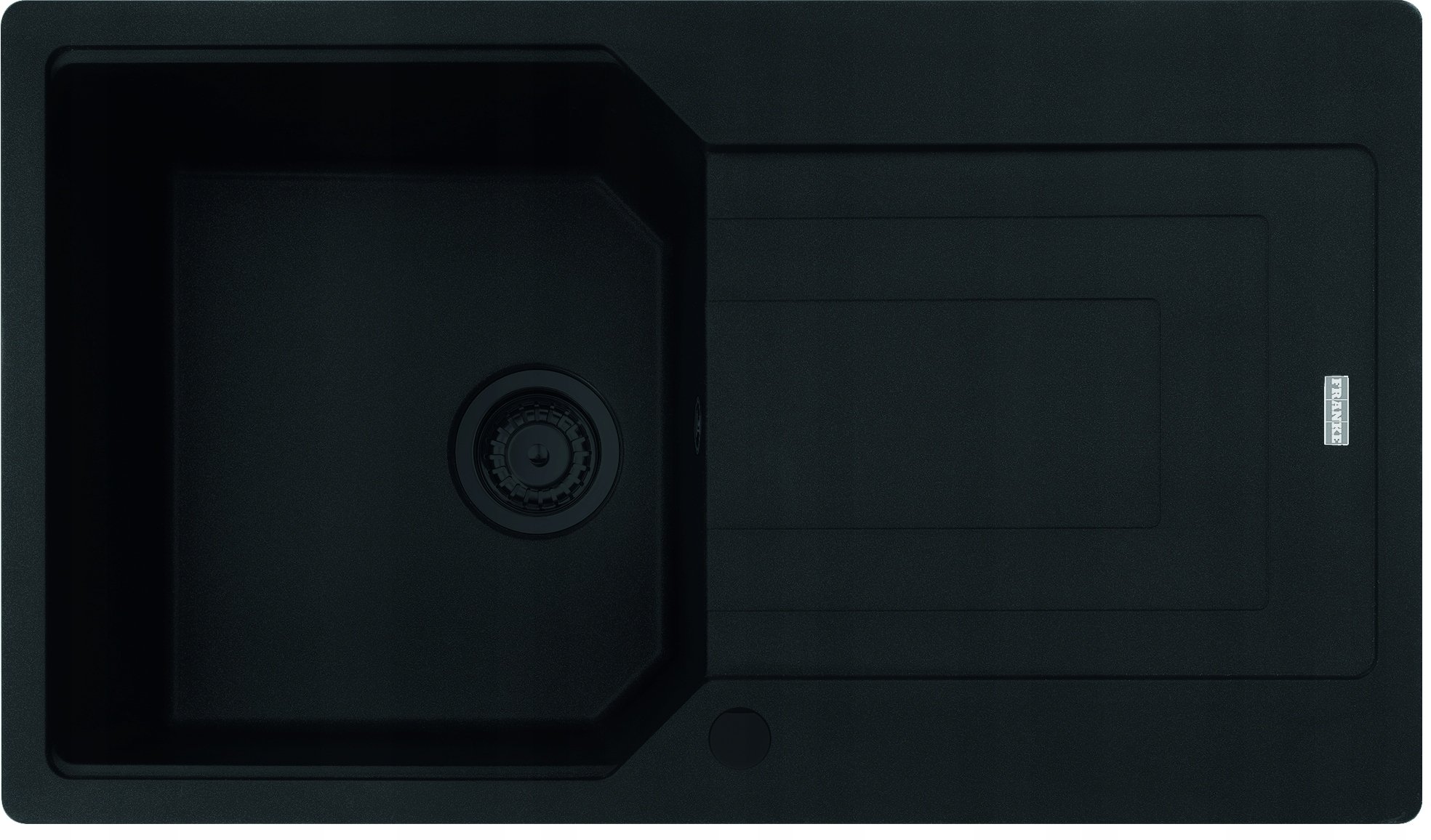 114.0697.750 / FRANKE /ZLEW URBAN UBG 611-86 CZARNY MAT