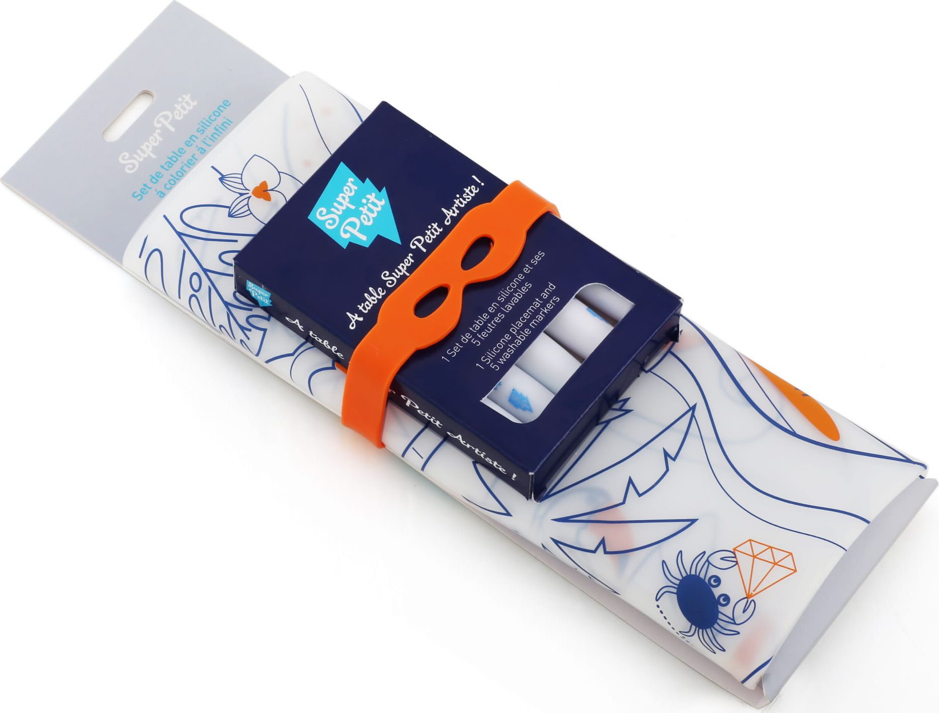 SuperPetit Duża mata do kolorowania Surfing