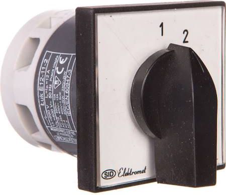 Elektromet Łącznik krzywkowy schodowy 1-2 3P 12A (921288)