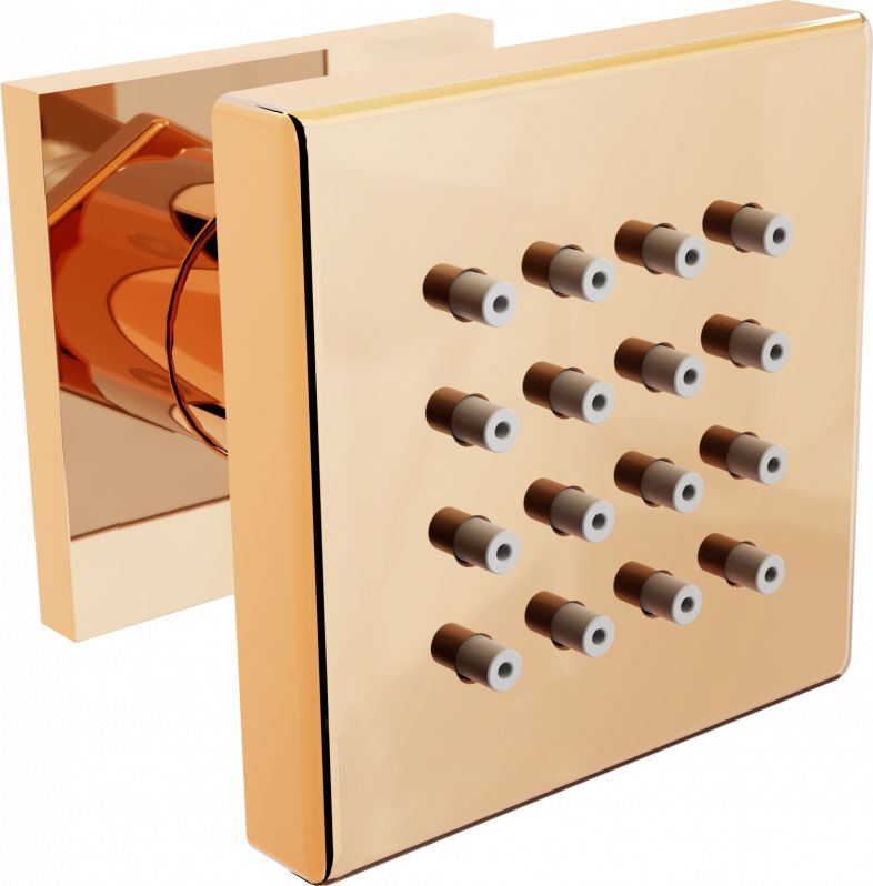 Mexen Mexen dysza boczna natynkowa różowe złoto - 79360-60