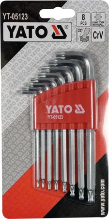 Yato TORX Z KULKĄ 8szt / DŁUGIE YT-05123