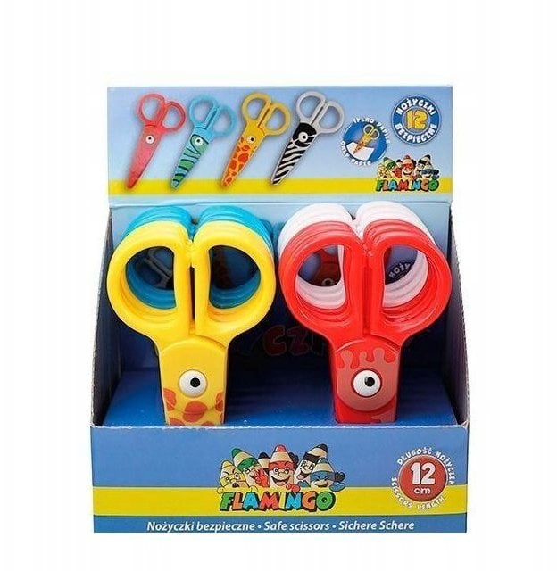 Nożyczki bezpieczne 12cm (12szt)