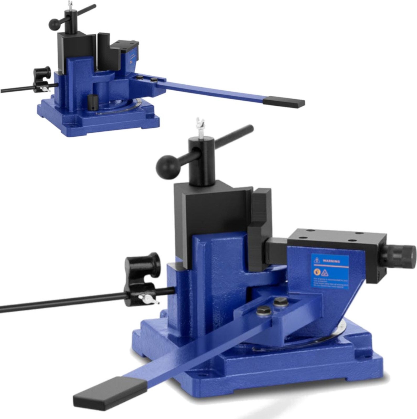 MSW Giętarka zaginarka do blachy ręczna z kątomierzem szer. 100 mm kąt do 120 STAL Giętarka zaginarka do blachy ręczna z kątomierzem szer. 100 mm kąt