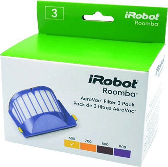 iRobot 3x Filtr powietrza AeroVac do iRobot Roomba 500 & 600