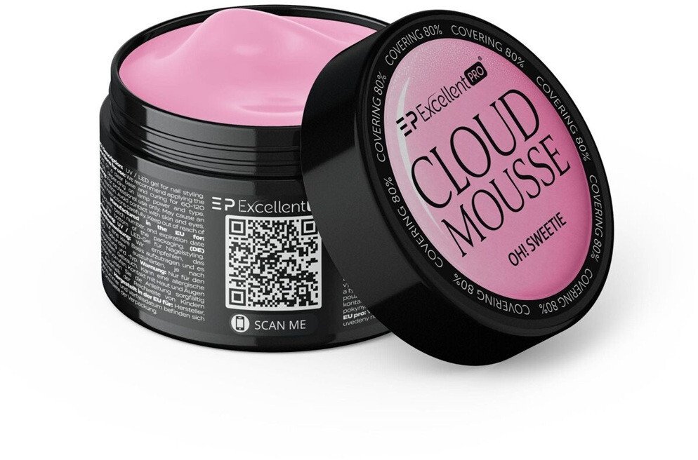 Excellent PRO Cloud Mousse żel budujący Soft Powder 50g