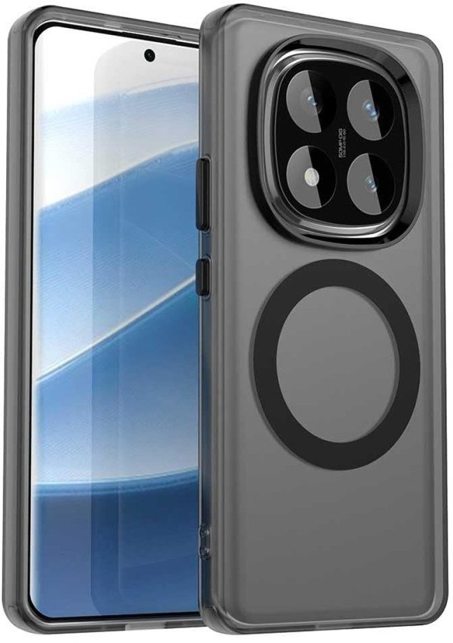 Etui Supero Candycase do Redmi Note 14 Pro Plus 5G, przezroczysto-czarne