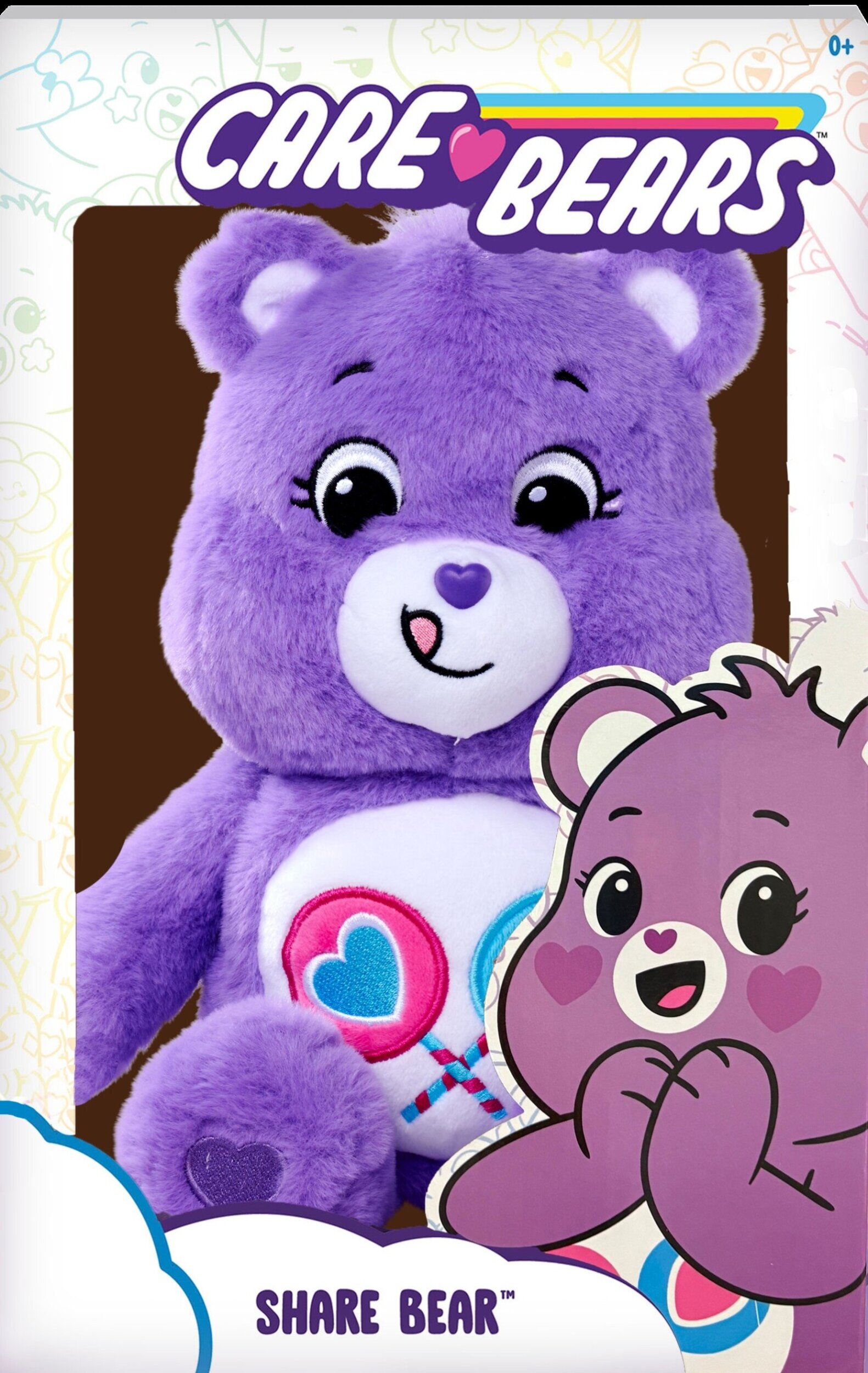 PLUSZAK TROSKLIWE MISIE 35CM MISKA PUDELKO WB6