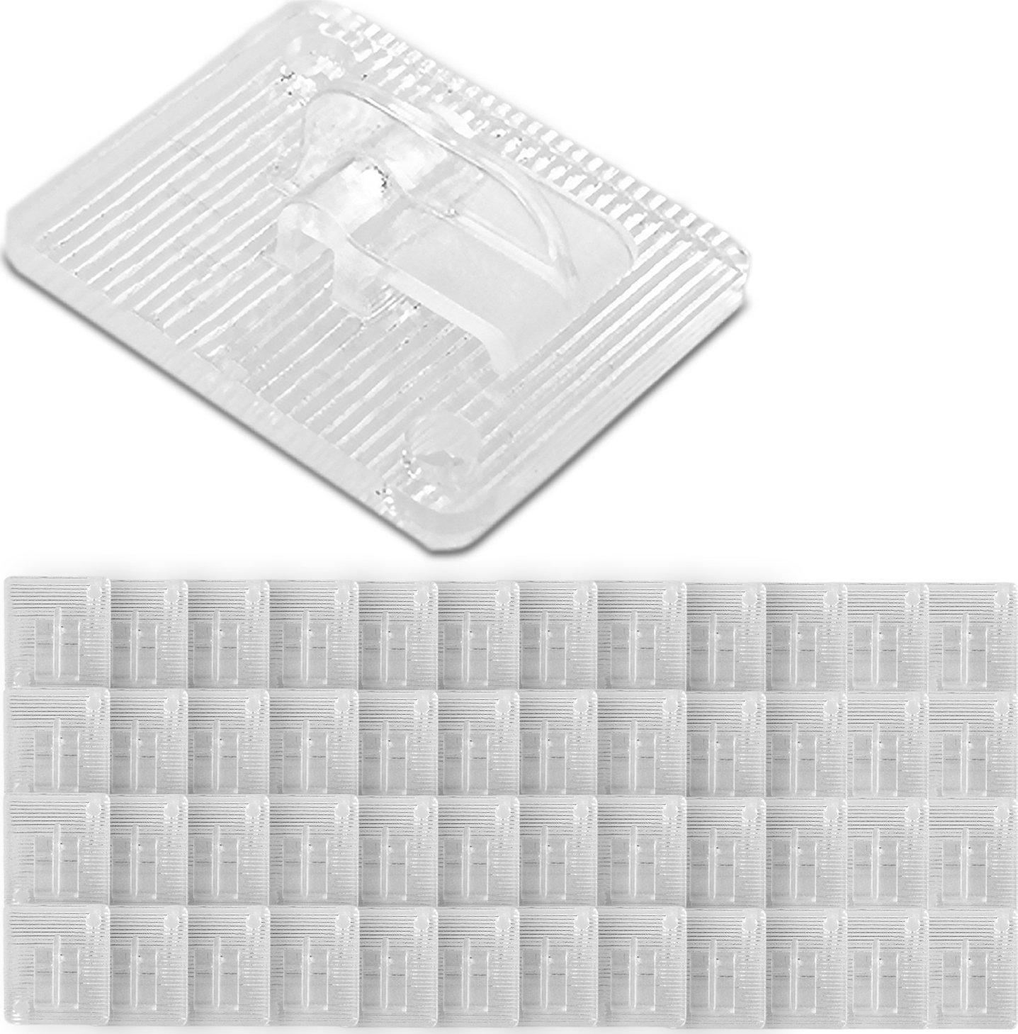 Heckermann Zestaw 5x Zaczep do montażu siatki na balkon dla kotów Heckermann 10szt