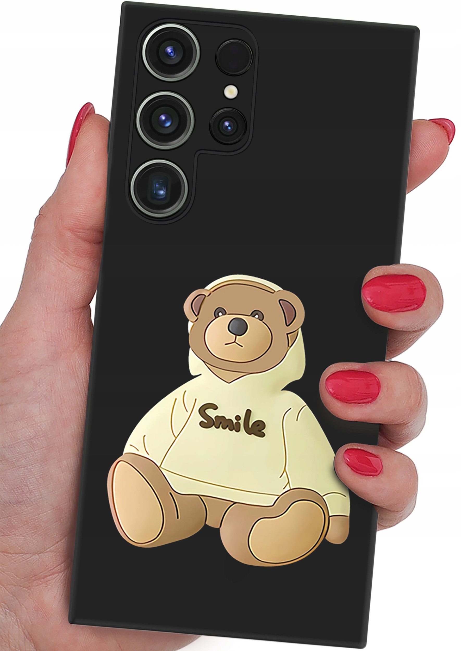 ETUI do Samsung Galaxy S24 Ultra CASE WZORY SOFT MATT PLECKI + SZKŁO 9H