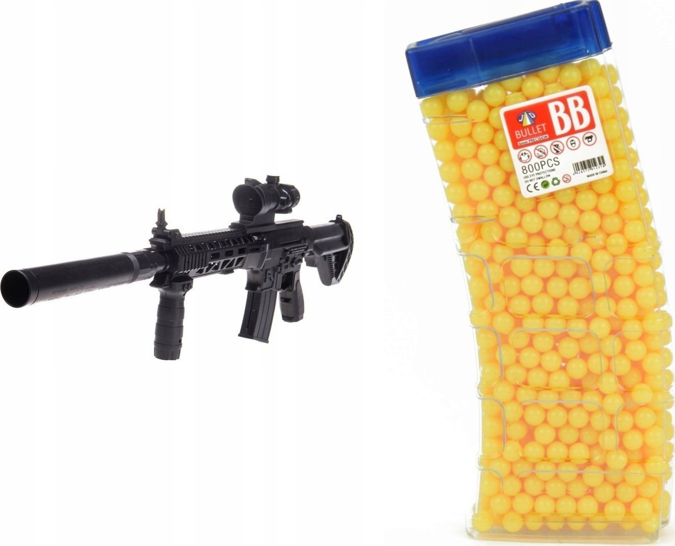 Skleplolki Wielki Karabin Maszynowy Na Kulki Laser Replika