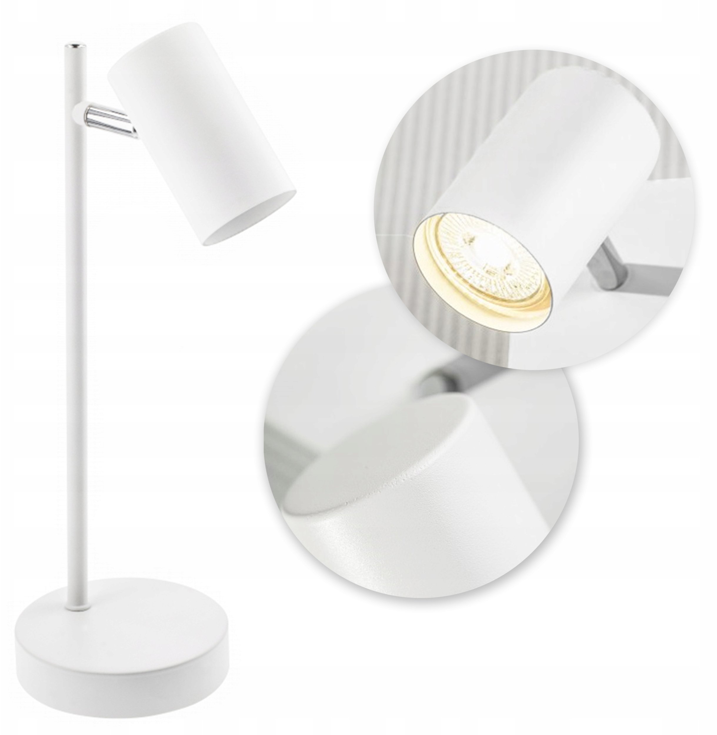 Lampka biurkowa VENETO, IP20, max. 20W, 1 x GU10, biała