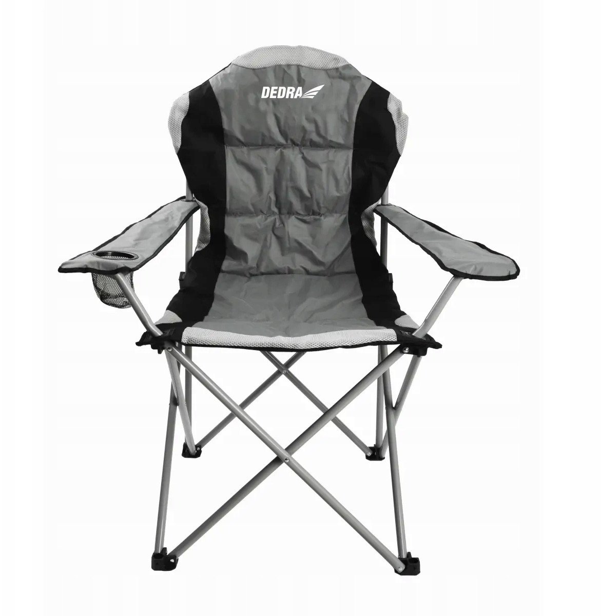 Krzesło campingowe składane 90x58x110 cm, wypełnione