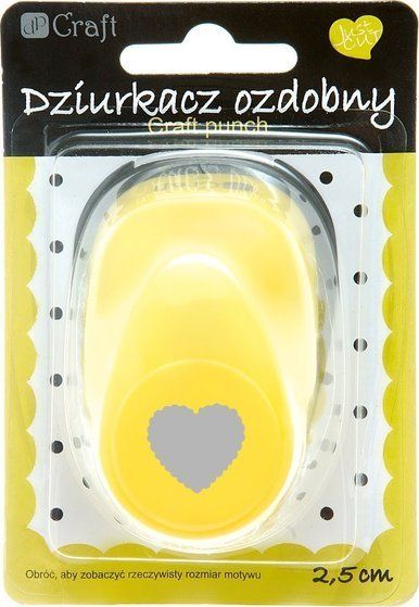 Artequipment Dziurkacz ozdobny 2.5 cm serce