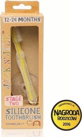 Jack NJill Jack N'Jill Szczoteczka Silikonowa z Blokadą