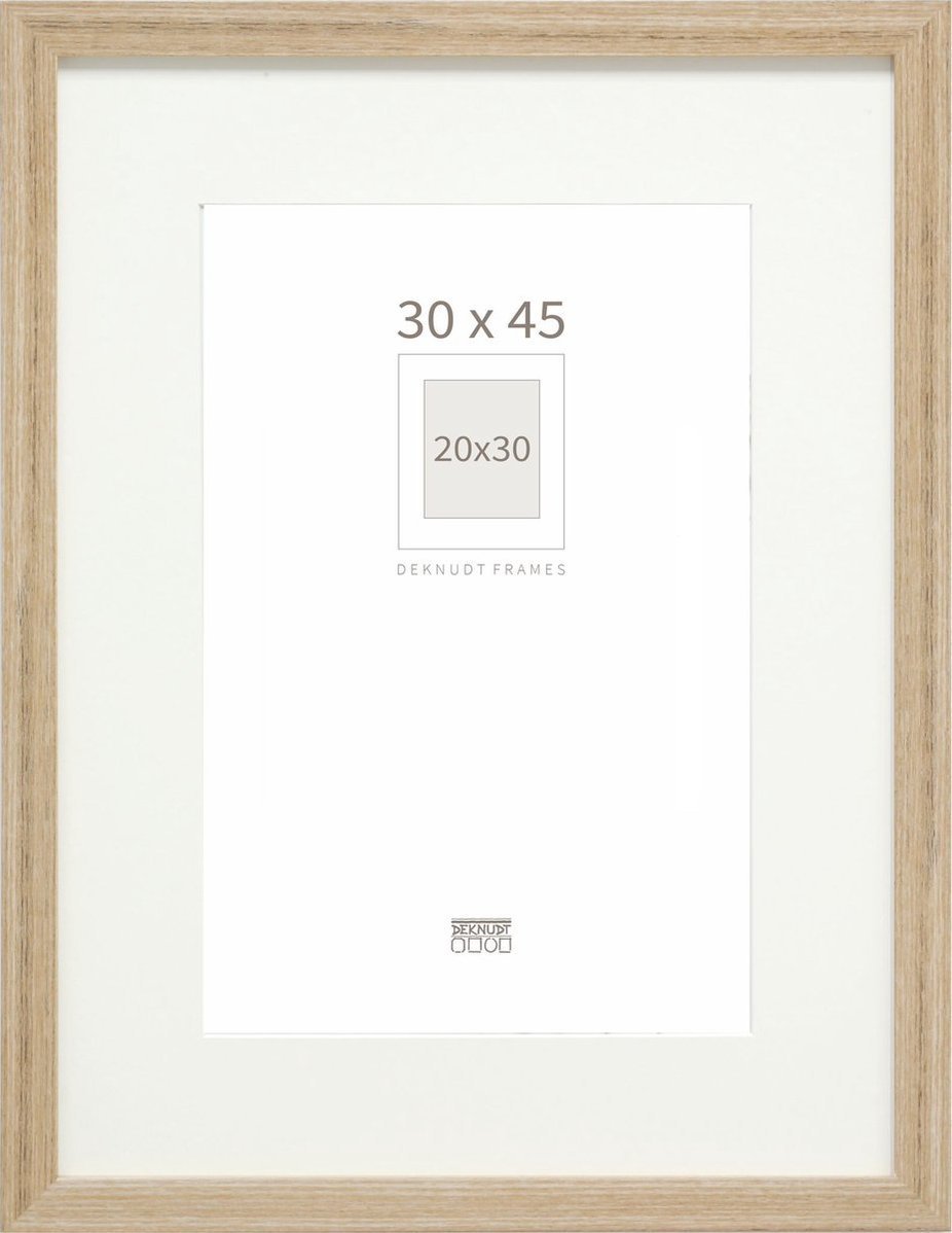 Ramka Deknudt Deknudt S66KH1 P1 30x45 Wood oak w. Pptt.