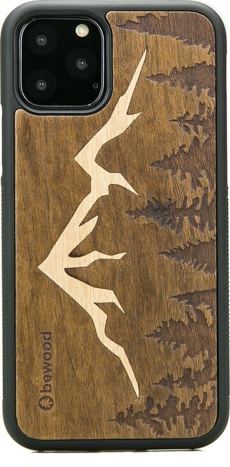 BeWood Drewniane Etui na iPhone 11 PRO GÓRY IMBUIA