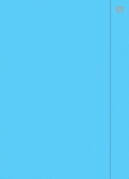 Interdruk Teczka z gumkÄ… A4+ Fluo niebieska