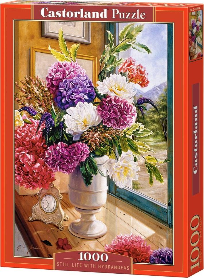 Castorland Puzzle 1000 Still life with hydrangeas CASTOR