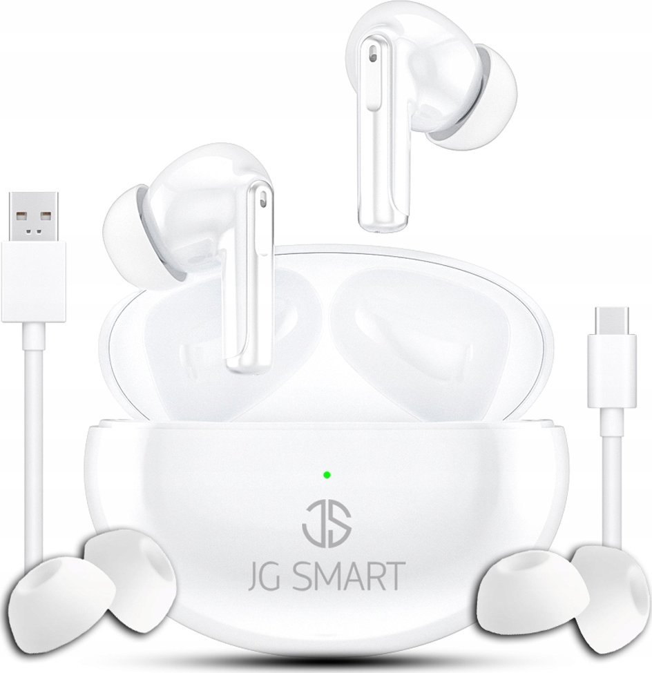 SŁUCHAWKI BEZPRZEWODOWE DOKANAŁOWE ANC ENC WODOODPORNE DWA MIKROFONY BT 5.3