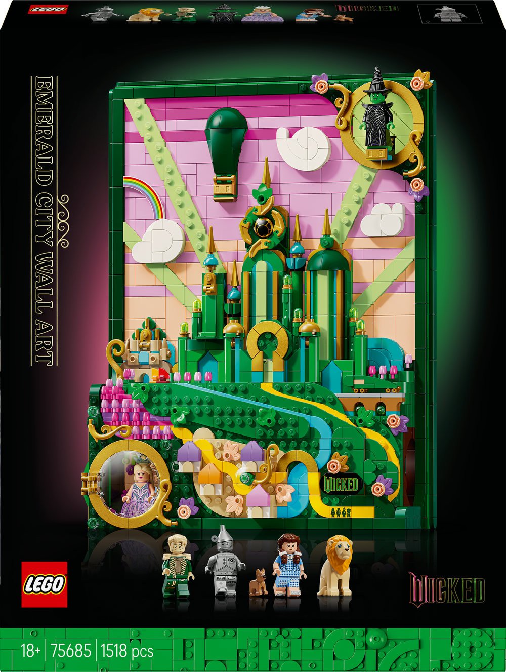 LEGO Wicked Obraz Emerald City (75685)