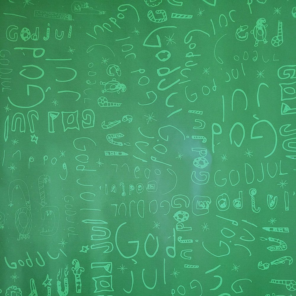 Papier zielony do pakowania 57cmx2m 2m192