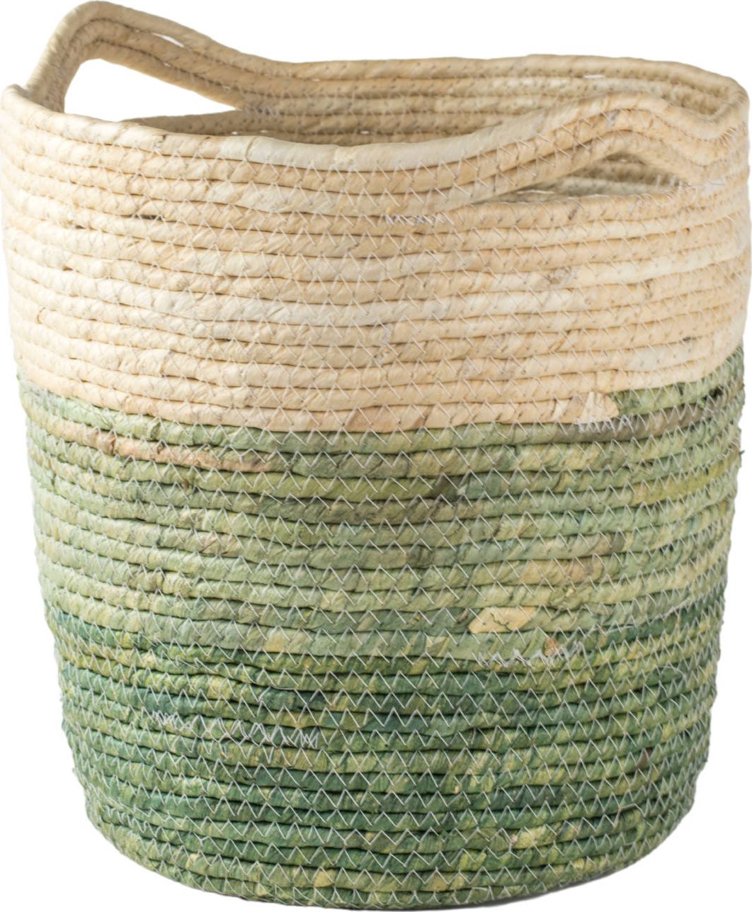 Tajemniczy ogród Kosz pleciony z uszami wys. 32 cm