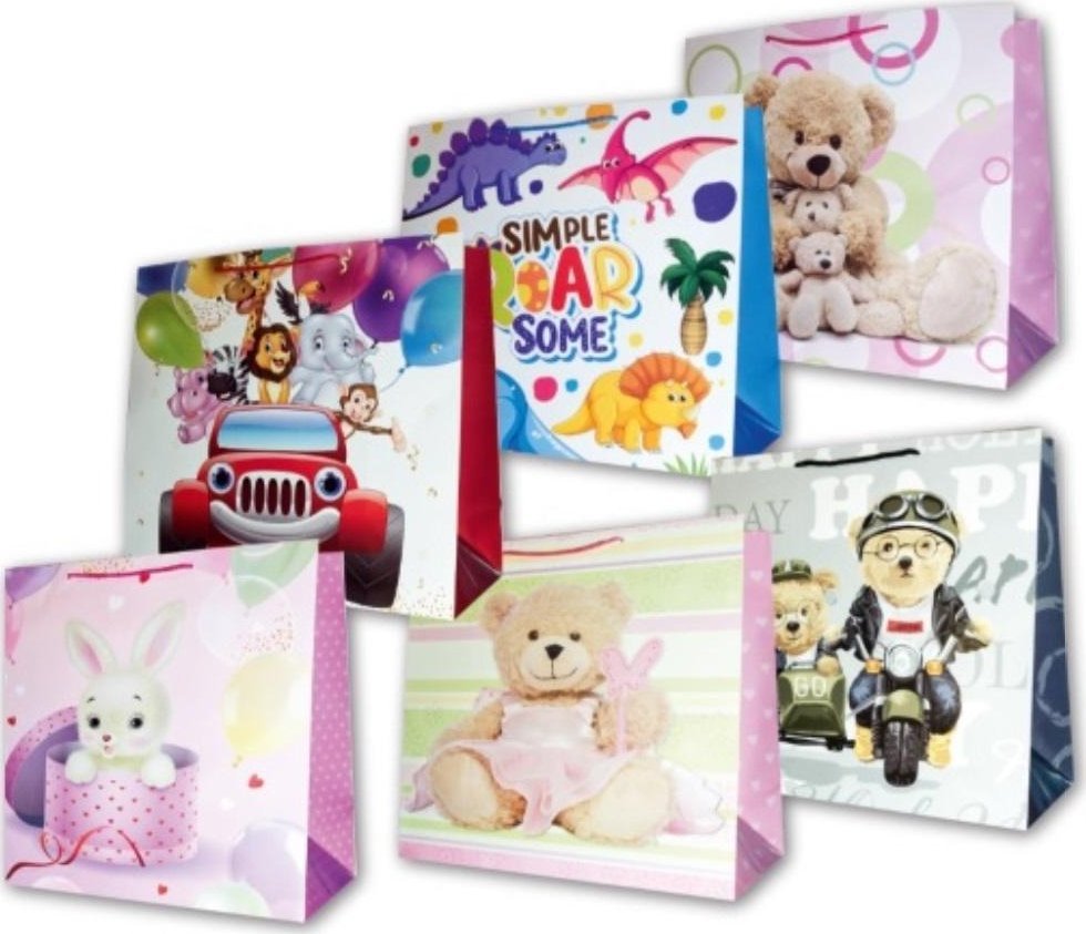 Panorama Torebka ozdobna laminowana PL-11 mega dziecięce