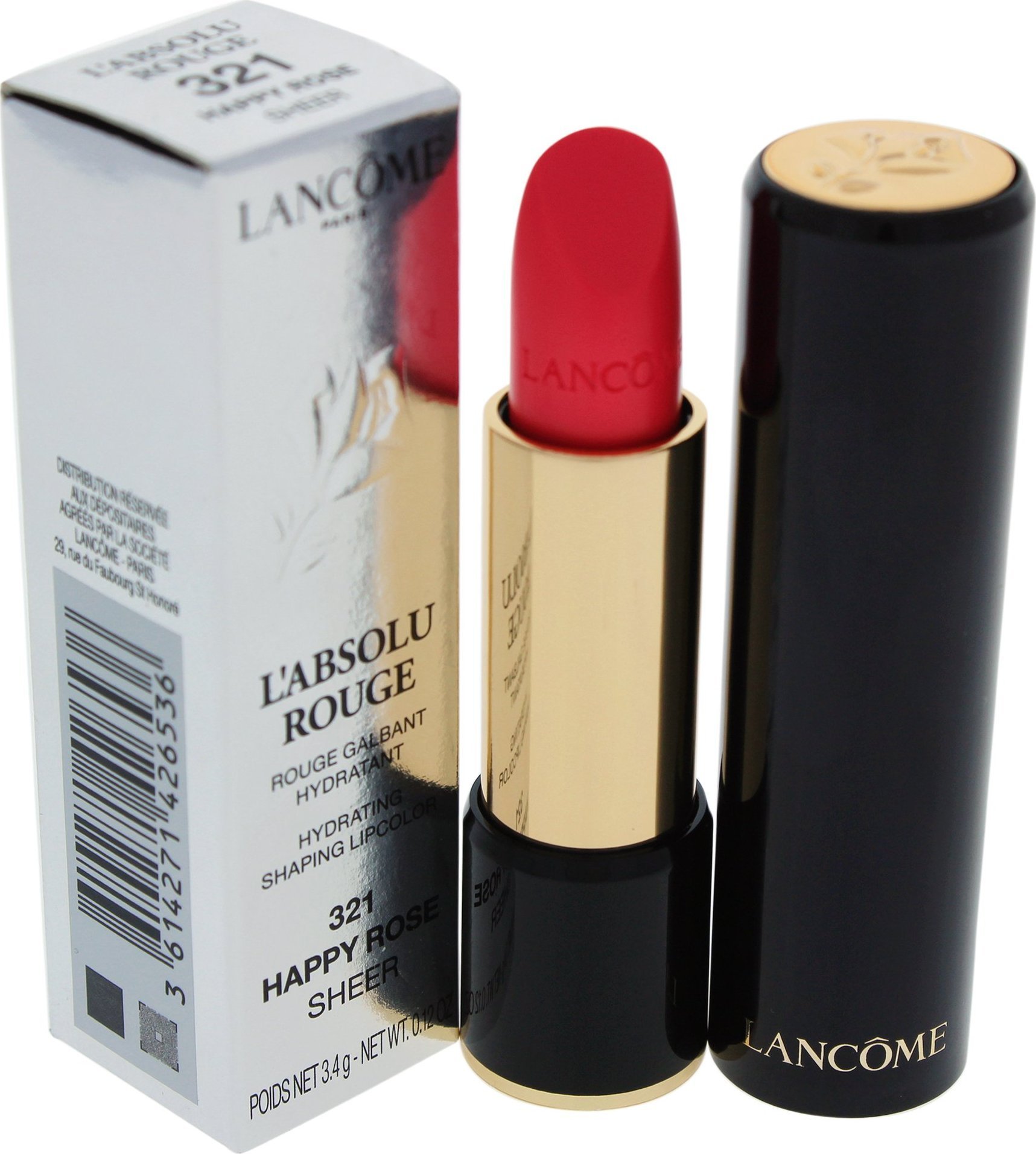 Lancome Lancome, L`Absolu Rouge, Matte, Cream Lipstick, 321, Sheer, 3.4 g For Women