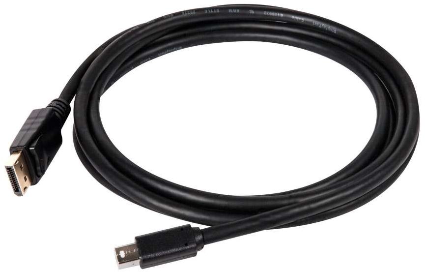 Kabel Club 3D DisplayPort Mini - DisplayPort 2m czarny (CAC-2163)