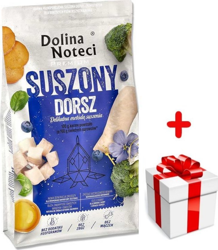 Dolina Noteci DOLINA NOTECI Premium Dorsz- karma suszona dla psa 9kg + niespodzianka dla psa GRATIS!