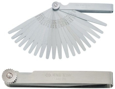 SZCZELINOMIERZE 20SZT. 0.05-1.00MM 10*100MM