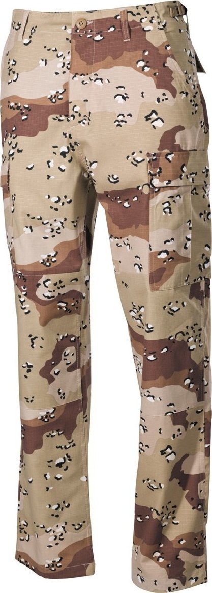 MFH Spodnie US Kampfhose Rip Stop 6 Farben desert wzmocnienia na kolanach i pośladkach M