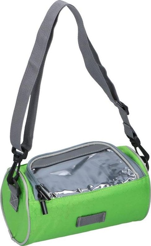 Dunlop Dunlop - Torba / sakwa rowerowa na kierownicę z kieszonką na smartfon (zielony)