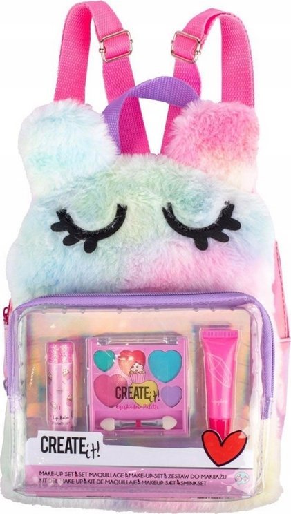 Create it! CREATE IT!kpl/do makijażu w puchatym plecaku 84533