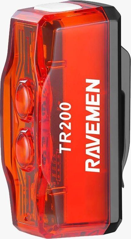 Ravemen Lampka tylna Ravemen TR200, 200 lumenów, czujnik hamowania, auto on/off, USB-C