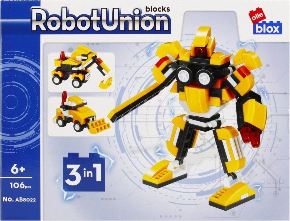 ALLEBLOX Klocki konstrukcyjne Robot 106 elementów ALLEBLOX