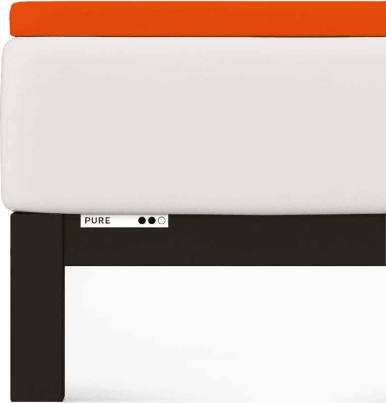 Schlaf-Gut Prześcieradło Schlafgut Pure Topper 180x200-200x220 Red Mid 269 - XL