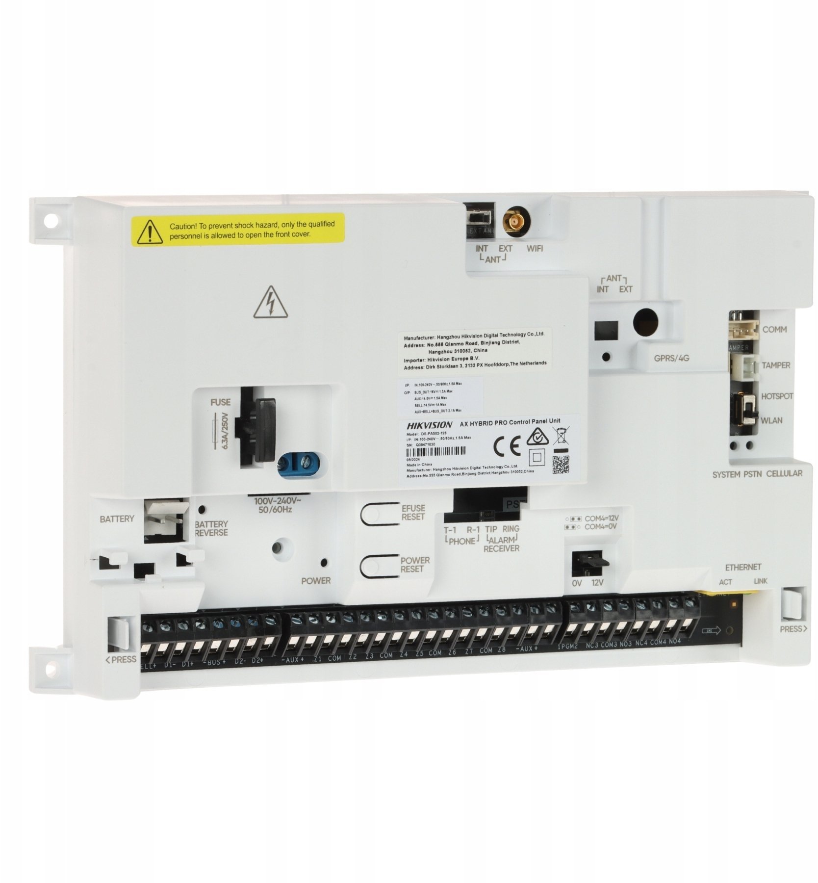 Hikvision CENTRALA ALARMOWA AX HYBRID PRO G2 DS-PA502-128