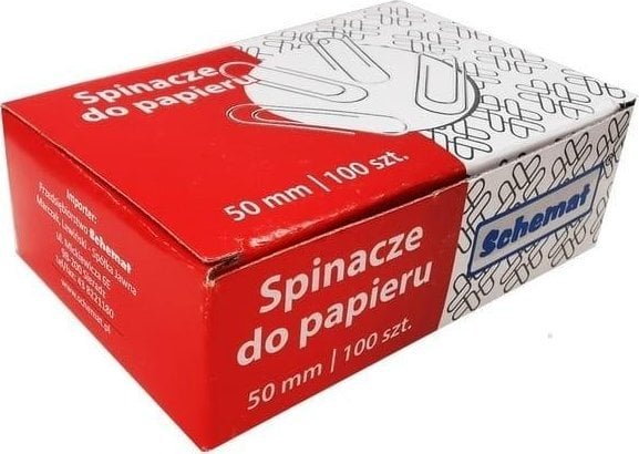 Spinacze do papieru 50mm 100szt