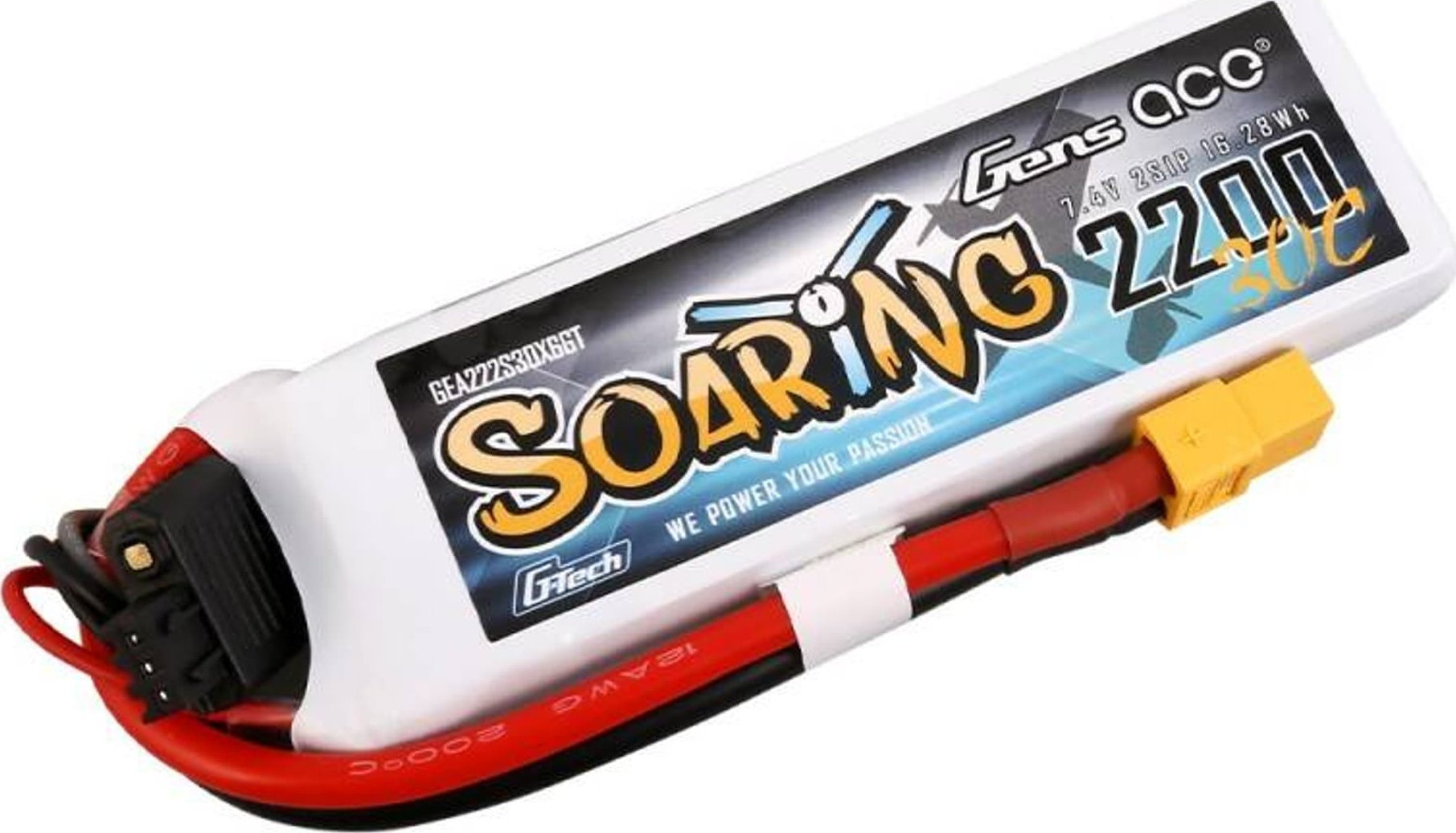 Gens Ace Akumulator Gens ace G-Tech Soaring 2200mAh 11.1V 30C 3S1P Lipo Battery