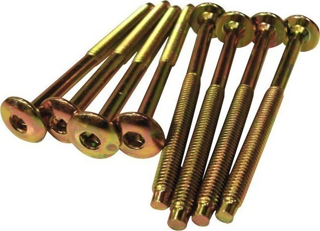 UN WKRĘT MEBLOWY OCYNKOWANY ŁEB PŁASKI 8*45MM