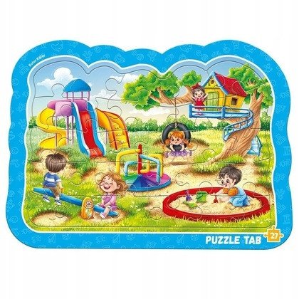Puzzle ramkowe. Plac zabaw