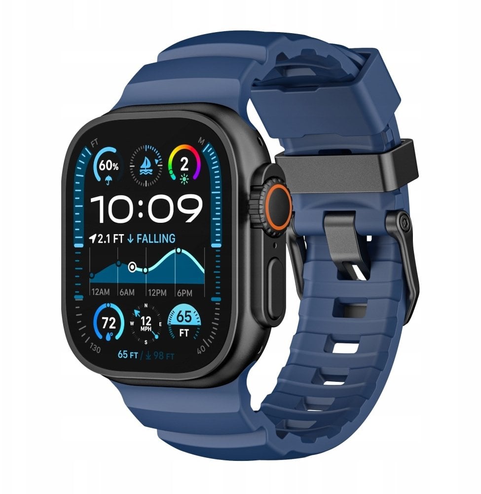 Yaxo Pasek do Apple Watch Rugged Evo Sport Band 44/45/46/49 mm Ocean Blue