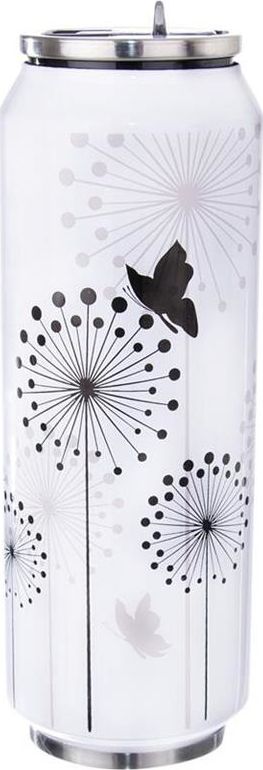 Orion Kubek termiczny Puszka Motyl 0.7L biały