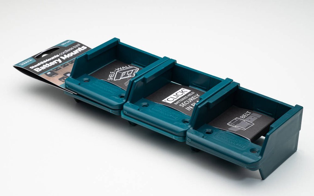 StealthMounts Uchwyty do baterii akumulatorów MAKITA 18V zestaw 6 sztuk StealthMounts