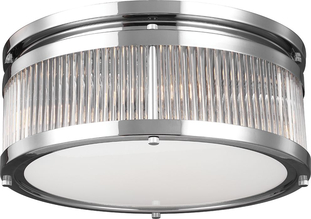 Lampa sufitowa Elstead Nowoczesny plafon chromowany Elstead Paulson FE-PAULSON-F-M