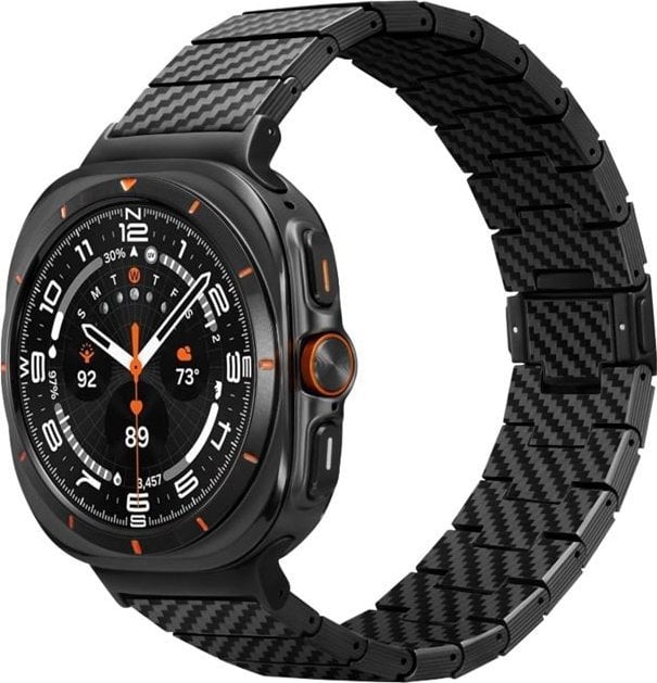 Pitaka Carbon fiber strap, black - Galaxy Watch, Galaxy Watch Ultra