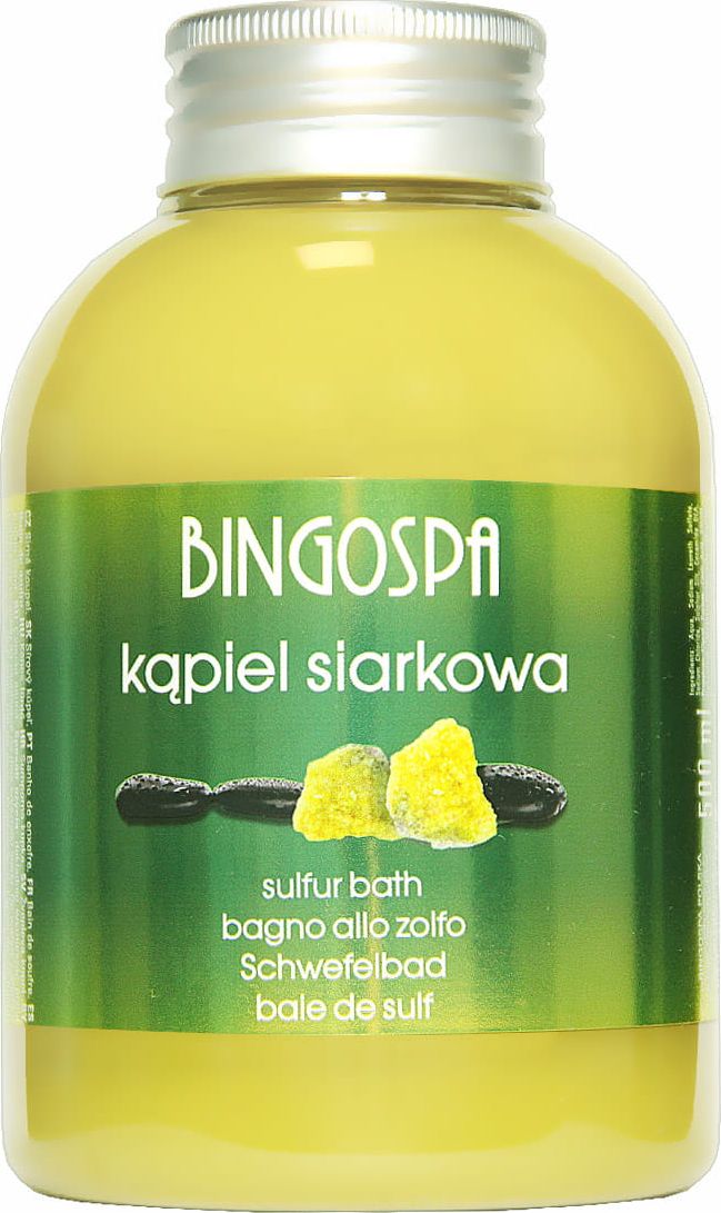 BingoSpa Płyn do kąpieli Kąpiel siarkowa 500ml