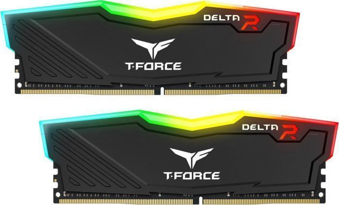 Pamięć TeamGroup T-Force Delta RGB, DDR4, 16 GB, 3600MHz, CL18 (TF3D416G3600HC18JDC01)
